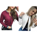 Jaquetinha Bomber Feminina [COMPRE 1 LEVE 2]