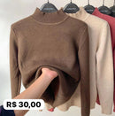 Blusa Manga Longa Peluciada PROMOÇÃO