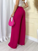 Calça Crepe Duna Pantalona