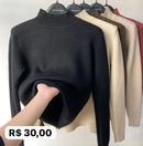 Blusa Manga Longa Peluciada PROMOÇÃO