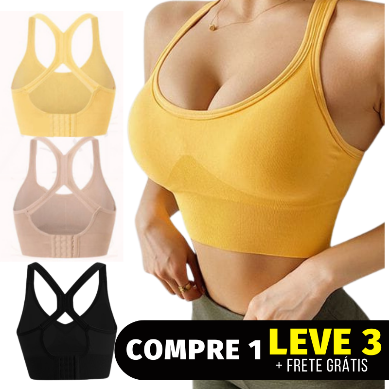 Kit Sutiã Postura Confortável™: 3 Sutiãs Up Posture + Frete Grátis