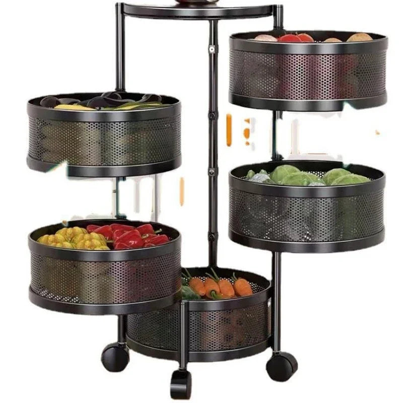 Fruteira Giratória de Cozinha