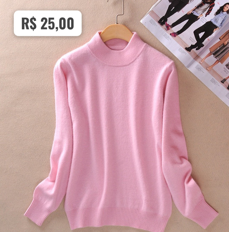 Blusa Manga Longa Pelinhos