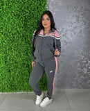 Conjunto Moletom Pelúcia Bordado