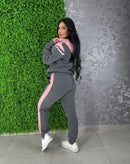 Conjunto Moletom Pelúcia Bordado