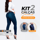 Kit 2 Calças Lipo Jeans Modeladoras (DIRETO DA FÁBRICA)