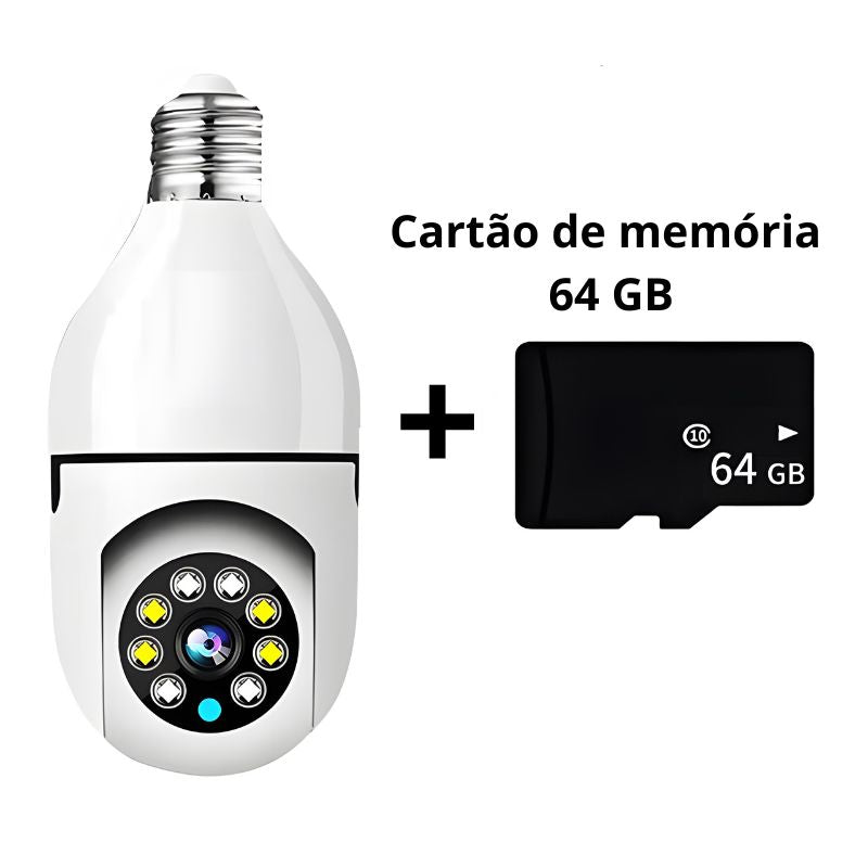 Câmera de Segurança Full HD Inteligente Com Conexão WI-FI