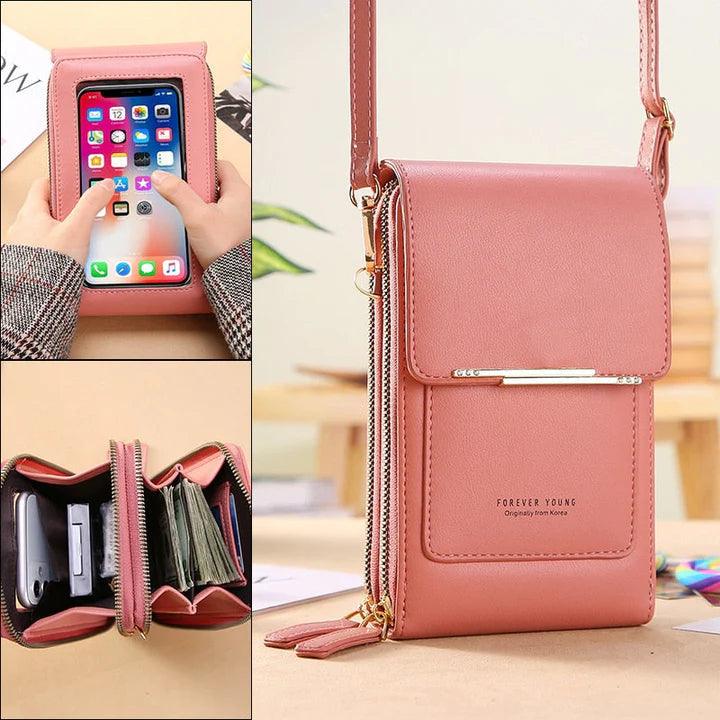 Bolsa de Couro Legítimo Forever Young 2 em 1