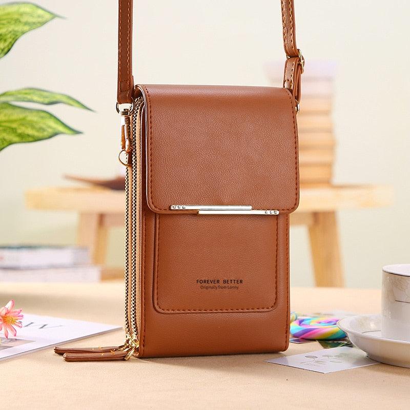 Bolsa de Couro Legítimo Forever Young 2 em 1