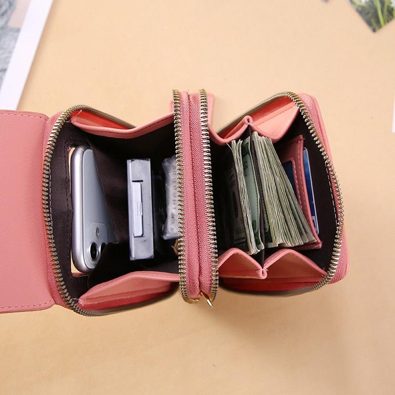 Bolsa de Couro Legítimo Forever Young 2 em 1