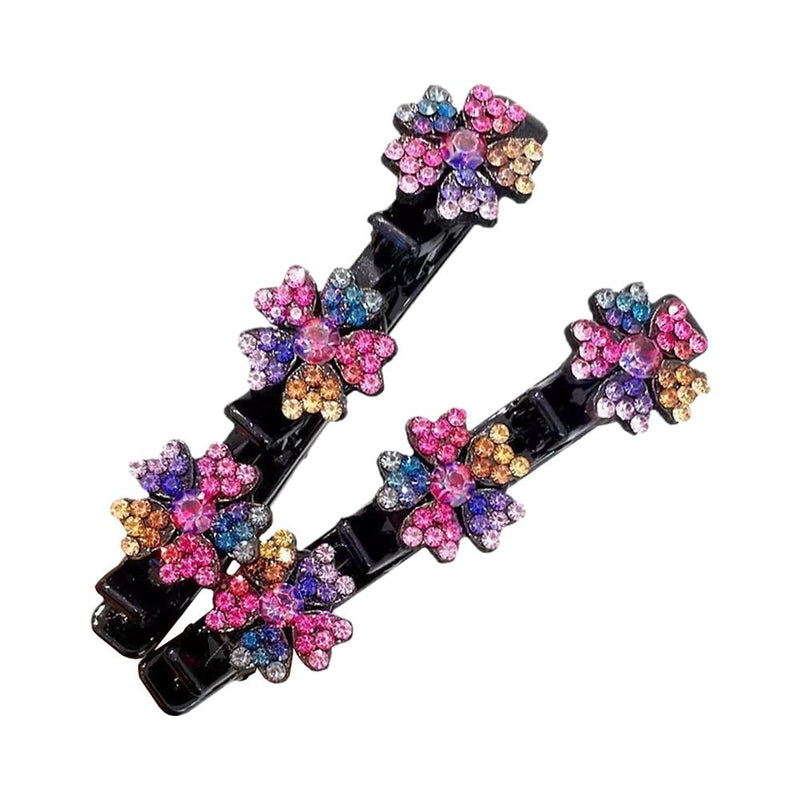 Clip Hair Cristal - Presilha Cabelo Flor de Cristal (HOJE COMPRE 1 LEVE 2)