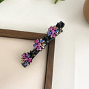 Clip Hair Cristal - Presilha Cabelo Flor de Cristal (HOJE COMPRE 1 LEVE 2)