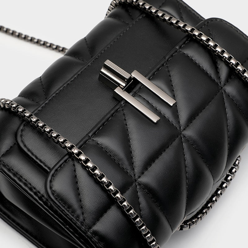 Bolsa de Couro Alça de Corrente Gênova