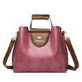 Bolsa em Couro Claret