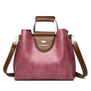 Bolsa em Couro Claret