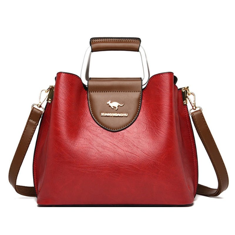 Bolsa em Couro Claret