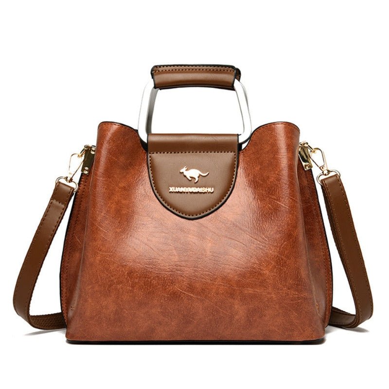 Bolsa em Couro Claret