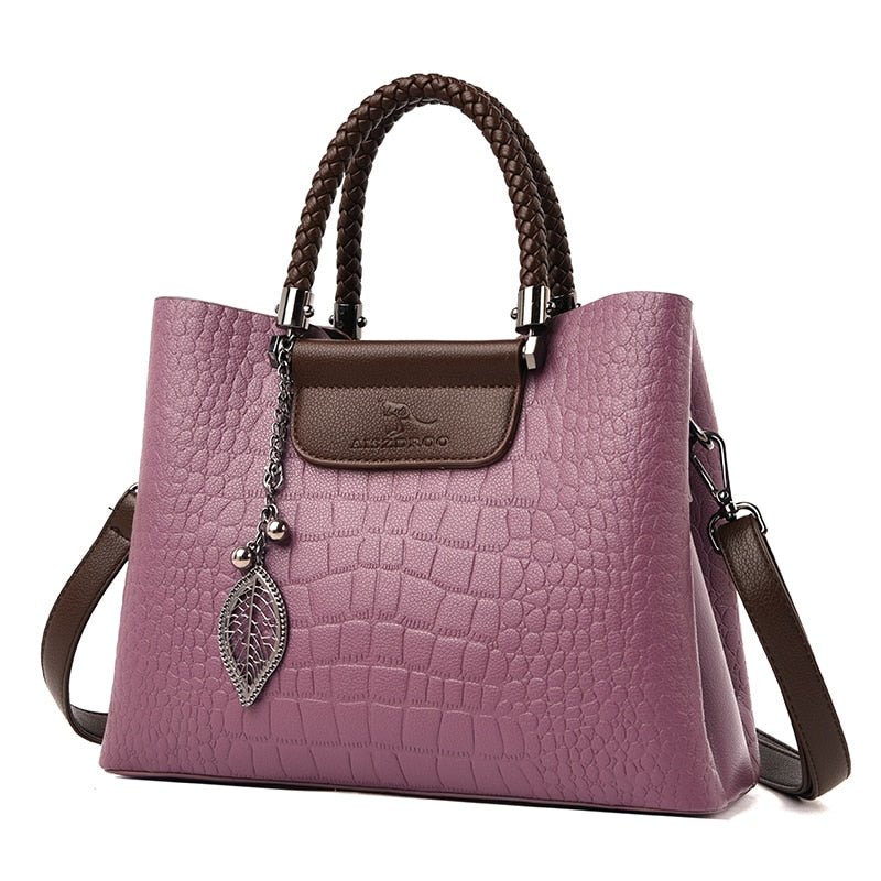 Bolsa em Couro Alça Trançada Provence