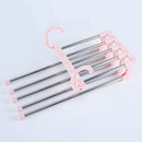 Cabideiro de Aço Organizador Multifuncional 5 em 1