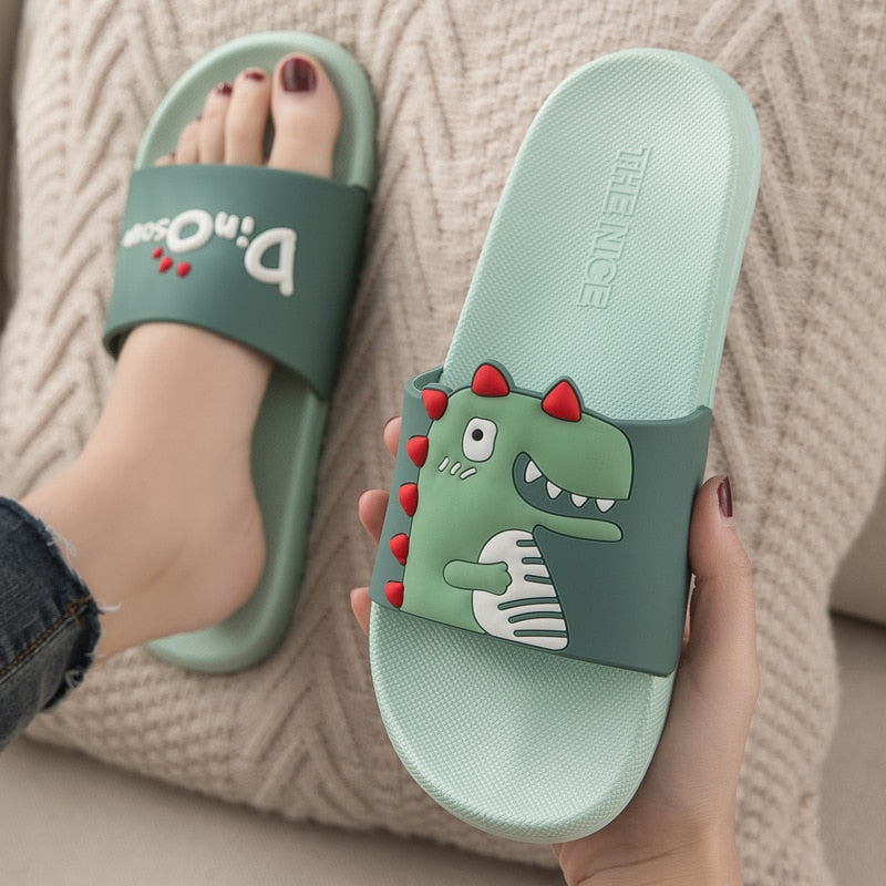 Chinelo antiderrapante feminino Dino